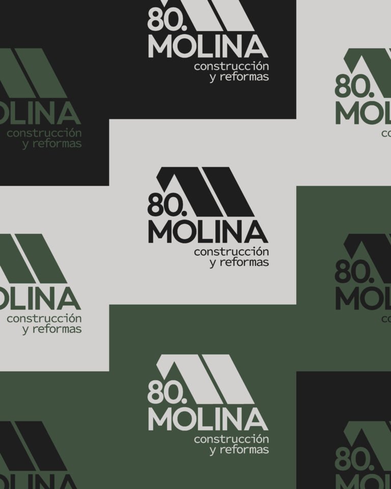 logotipo MOLINA 80, por Buraco estudio creativo