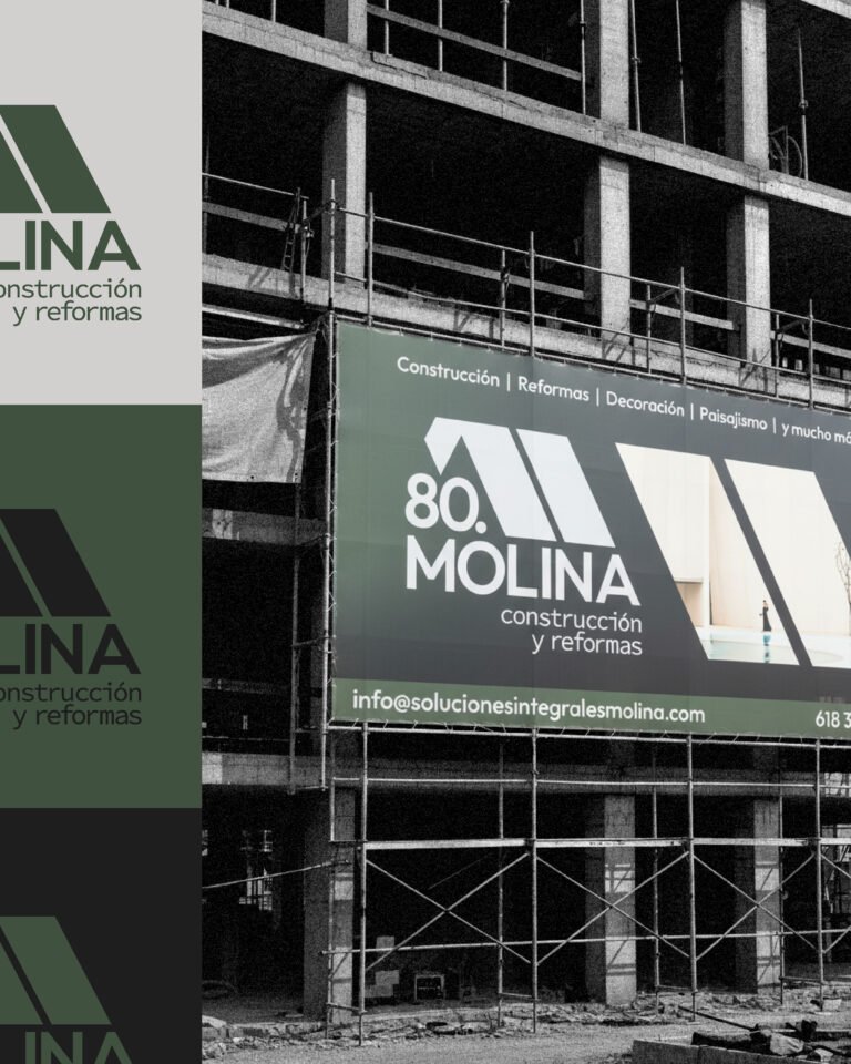 Valla publicitarias de la marca MOLINA 80, por Buraco estudio creativo