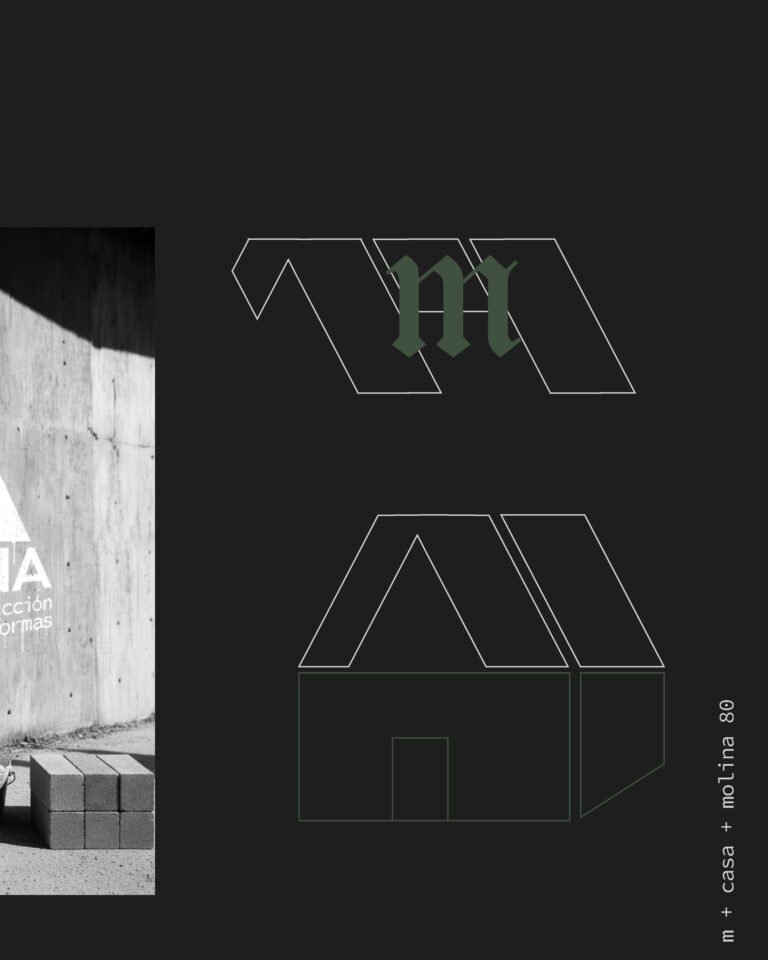 Desarrollo de la marca MOLINA 80, por Buraco estudio creativo