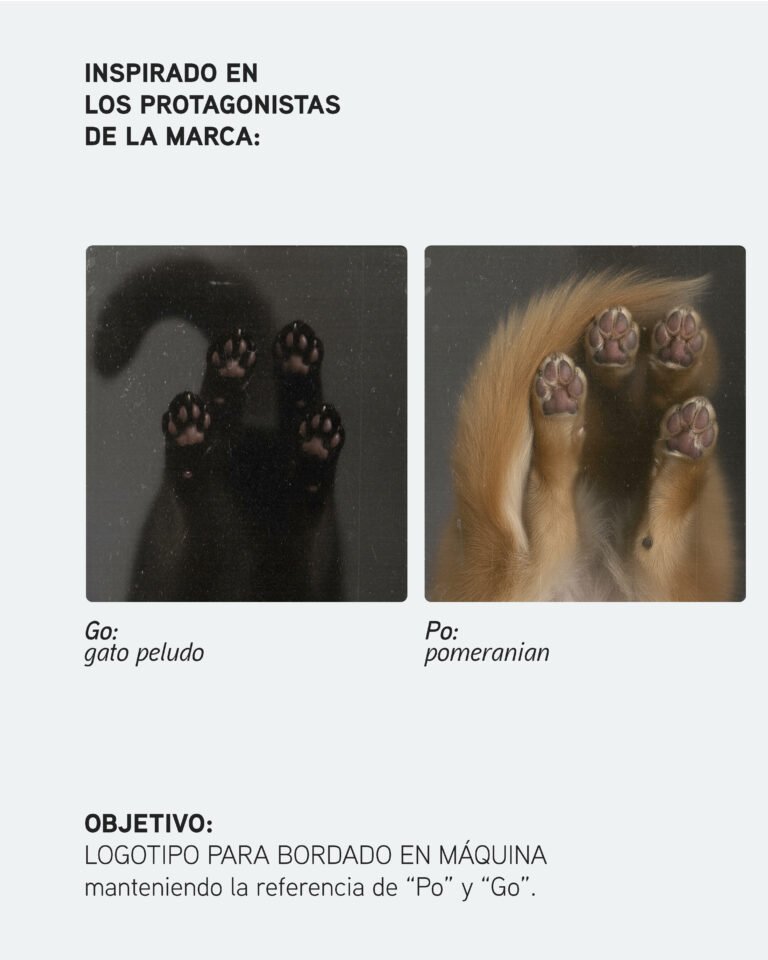 Inspiración para la creación de la marca po&go, por Buraco Estudio