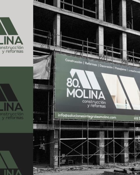 Valla publicitarias de la marca MOLINA 80, por Buraco estudio creativo